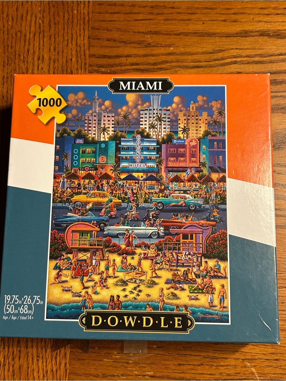 Miami Beach Puzzle by DOWDLE - Bright Multicolor 1000pc